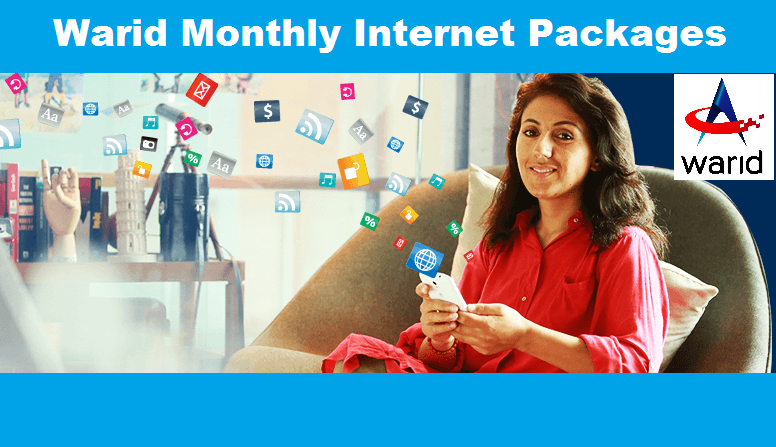 warid monthly internet package