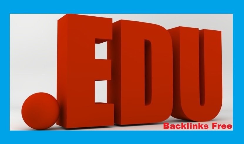 .Edu Backlinks Free List From Top Ranked Edu Sites
