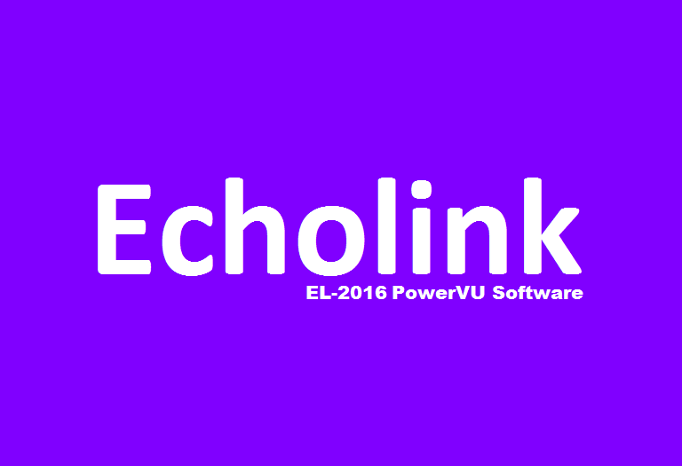Echolink EL-2016 HD Receiver New PowerVU Key Software
