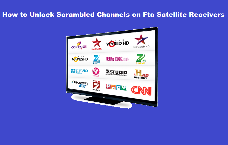 how to unlock scrambled channels on fta dish receiver