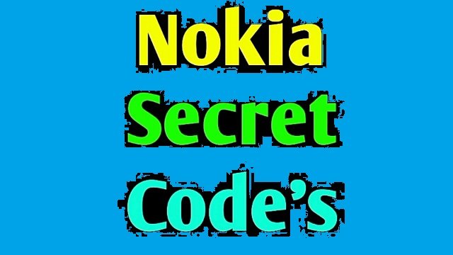 Nokia secret codes